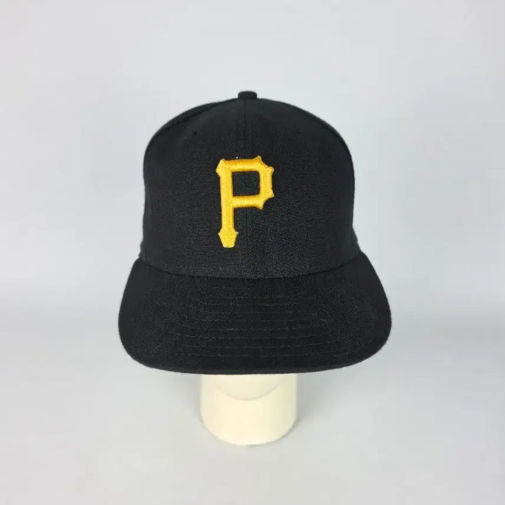 [BUNJANG] New Era Pittsburgh Pirates Authentic Snapback Hat / 뉴에라 피츠버그 파이리츠 어센틱  블랙 스냅백 모자 55.8cm.0407