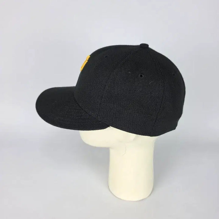 [BUNJANG] New Era Pittsburgh Pirates Authentic Snapback Hat / 뉴에라 피츠버그 파이리츠 어센틱  블랙 스냅백 모자 55.8cm.0407