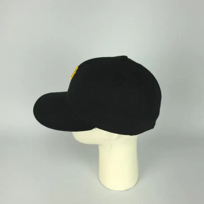 [BUNJANG] New Era Pittsburgh Pirates Authentic Snapback Hat / 뉴에라 피츠버그 파이리츠 어센틱  블랙 스냅백 모자 55.8cm.0407
