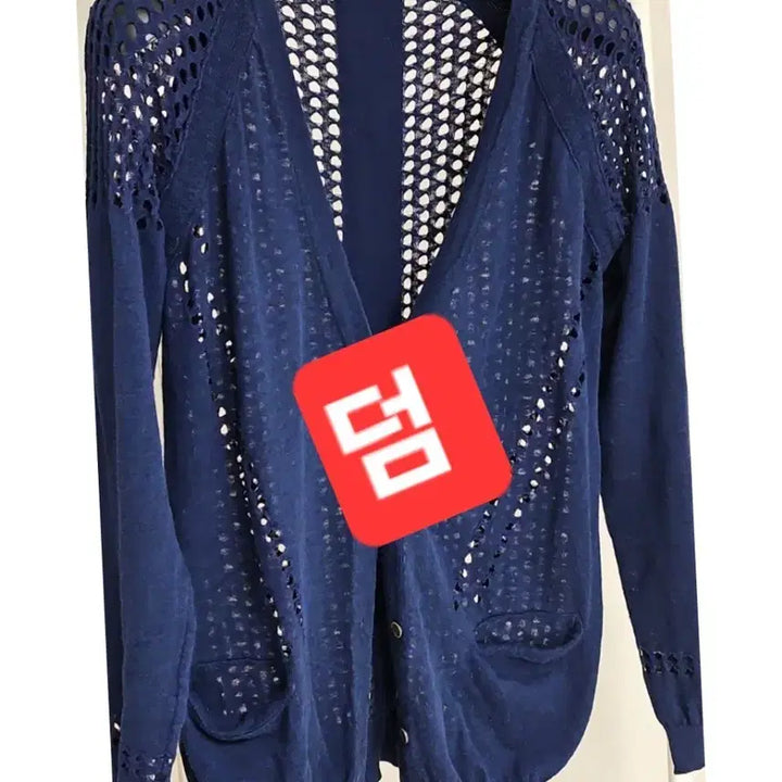[BUNJANG] Maje Navy Knit Cardigan Size 1 / 마쥬 네이비 니트 가디건 1사이즈