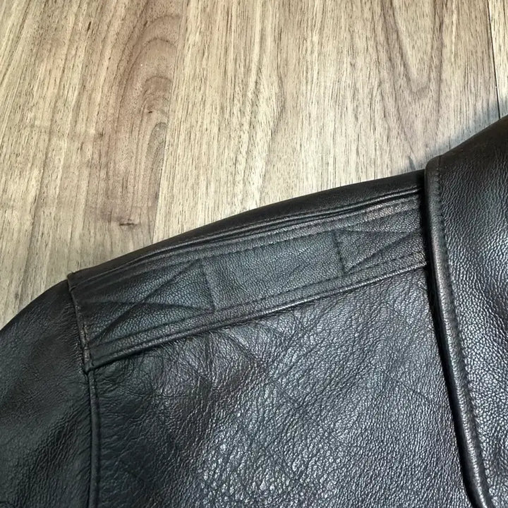 [BUNJANG] COER Cowhide A-2 Leather Jacket Vintage Brown / 쿠어 빈티지 카우스킨 a-2 레더 자켓 빈티지브라운 L