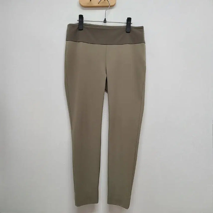 [BUNJANG] Mine Khaki Brown Color Block Slacks / 마인 슬랙스 55