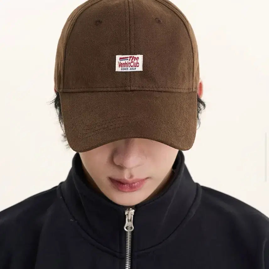 [BUNJANG] Venhit Signature Cap [Brown] / MRT 시그니처 볼캡[브라운]