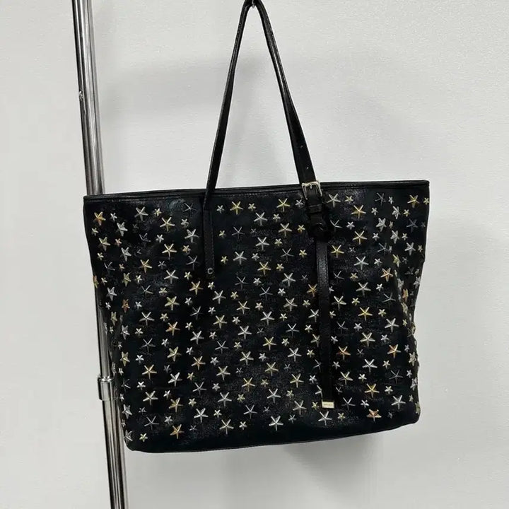 [BUNJANG] Jimmy Choo Star Stud Shoulder Bag / 지미추 스타 스터드 숄더백
