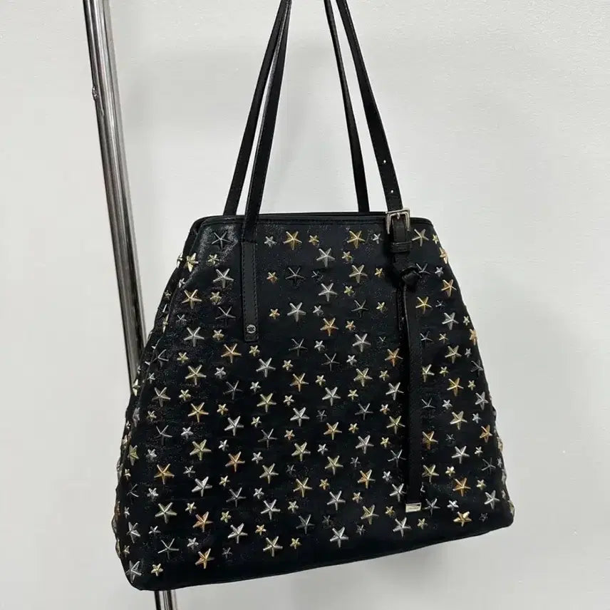 [BUNJANG] Jimmy Choo Star Stud Shoulder Bag / 지미추 스타 스터드 숄더백