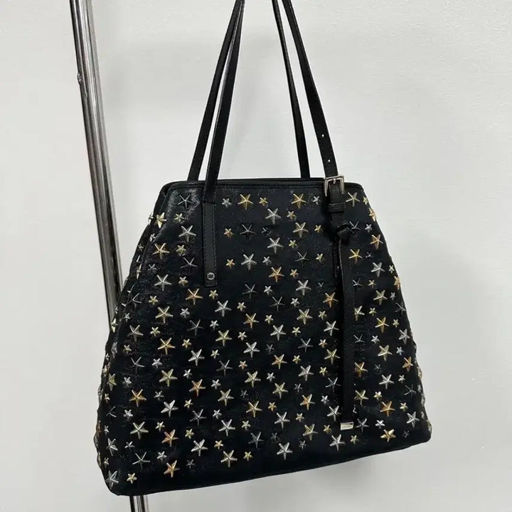 [BUNJANG] Jimmy Choo Star Stud Shoulder Bag / 지미추 스타 스터드 숄더백