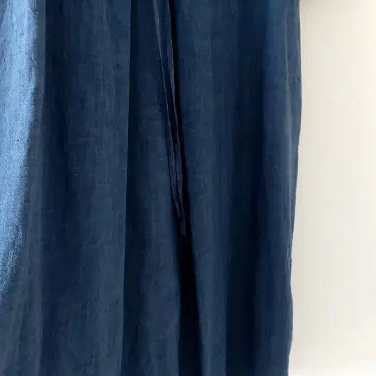 [BUNJANG] Shilla Navy Linen Dress Size 66 / Shilla 네이비 린넨 원피스 66