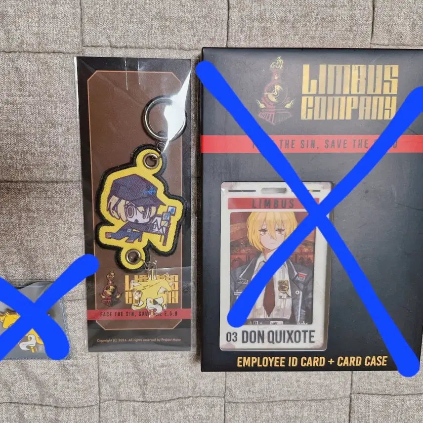 [BUNJANG] Limbus Company Official Don Quixote Acrylic Keychain / 림버스 공식 돈키호테 키링