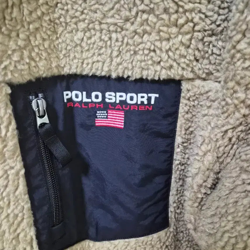 [BUNJANG] Polo Fleece Jacket Beige XL / [XL] 폴로 후리스