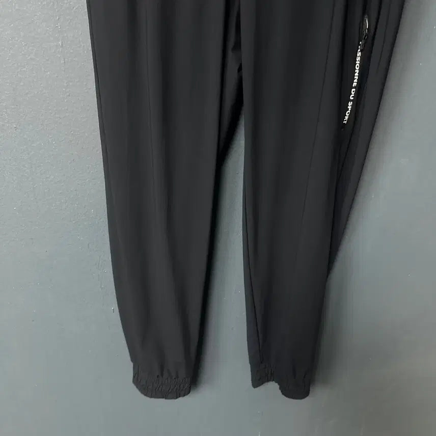 [BUNJANG] Le Coq Sportif Logo Black Nylon Training Jogger Pants / M 르꼬끄 로고 블랙 나일론 트레이닝 조거팬츠