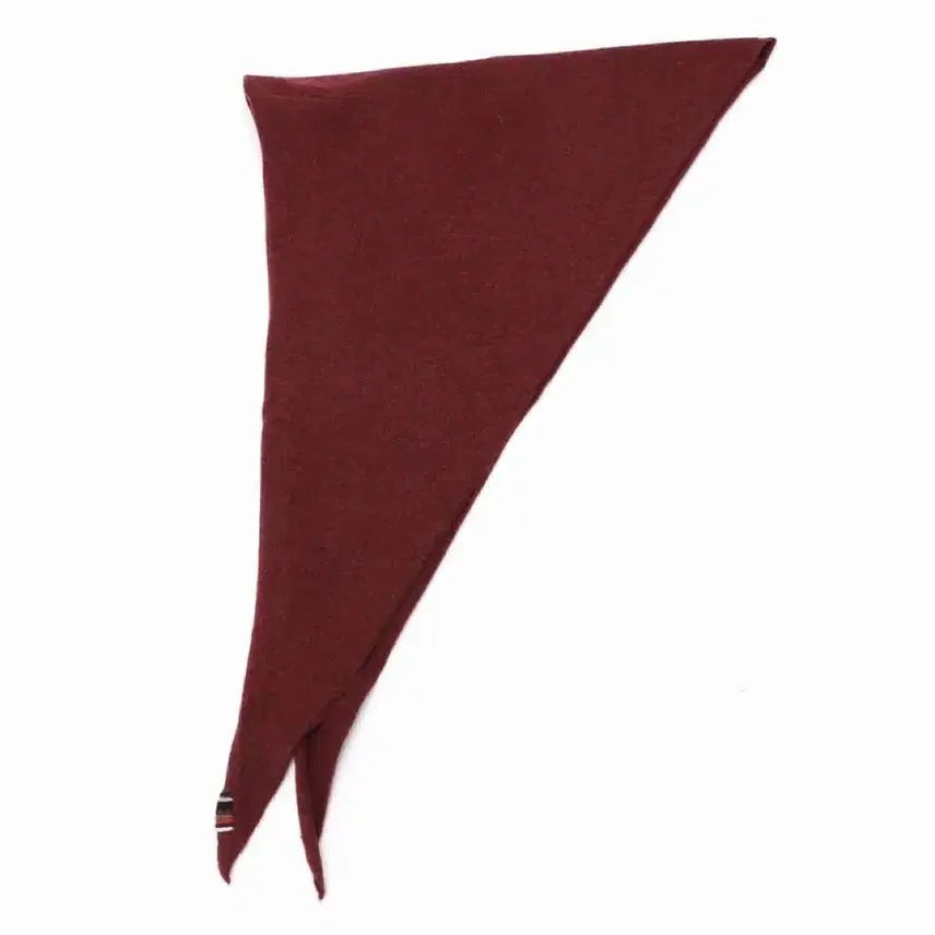 [BUNJANG] Extreme Cashmere Bandana Scarf Maroon / 익스트림캐시미어 반다나 스카프 마룬
