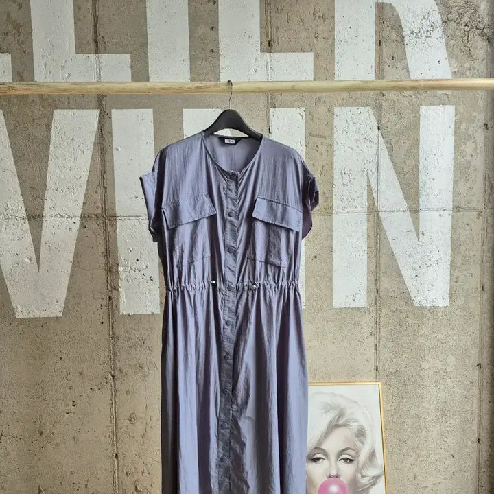 [BUNJANG] Summer String Long Dress (Size 77) / 77 ) 시원시원 스트링 롱원피스