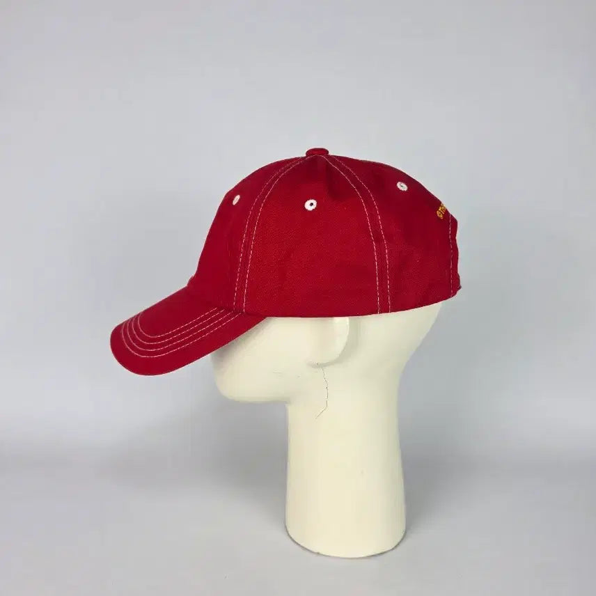 [BUNJANG] The Vinyl House Embroidered Logo Ball Cap (Free Size) / The Vinyl House 볼캡 레드 옐로우 자수 free. 0407