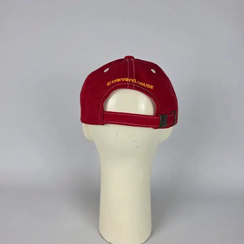 [BUNJANG] The Vinyl House Embroidered Logo Ball Cap (Free Size) / The Vinyl House 볼캡 레드 옐로우 자수 free. 0407