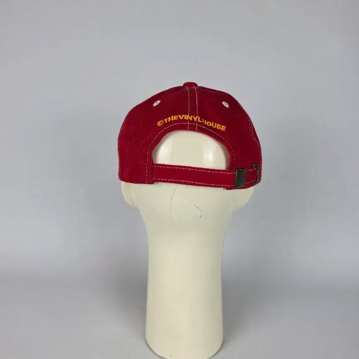 [BUNJANG] The Vinyl House Embroidered Logo Ball Cap (Free Size) / The Vinyl House 볼캡 레드 옐로우 자수 free. 0407
