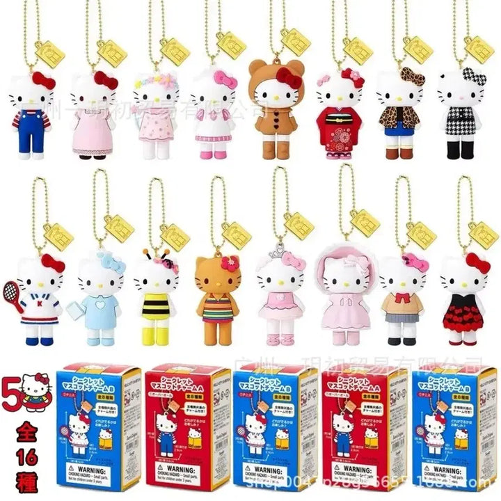 [BUNJANG] Hello Kitty 50th Anniversary Keychain (China Version - Replica Warning) / 키티 50주년 키링 중국판 짭 주의