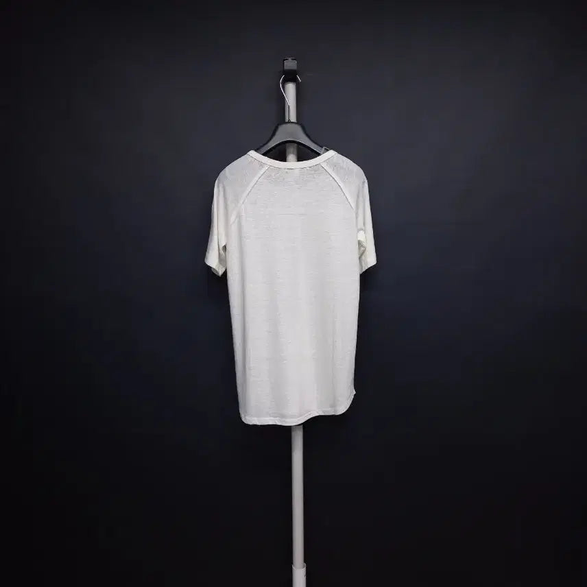 [BUNJANG] Thursday Island Linen Blend Short Sleeve T-Shirt Ivory Size S / 새 써스데이아일랜드 춘하 마 반팔티셔츠 55