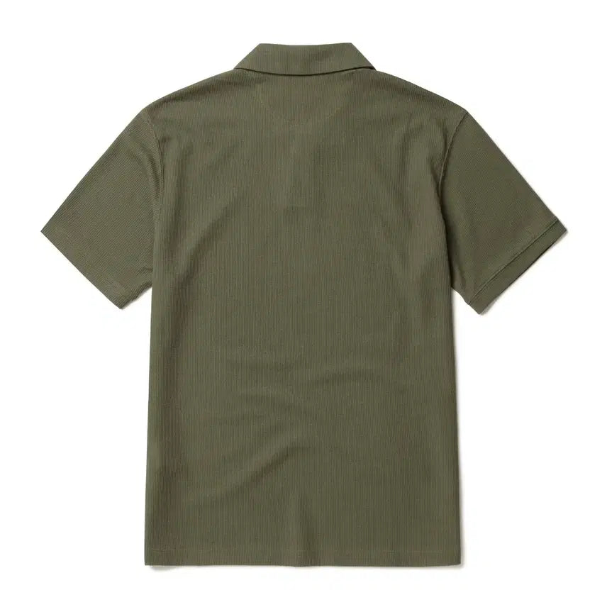 [BUNJANG] Henry Cotton Soft Collar T-Shirt / 헨리코튼 소프트립 카라 티셔츠 새제품