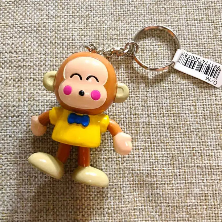 [BUNJANG] Bendable MonkeyChi Figure Keychain / 벤더블 몽키치 스트랩, 몬키치 피규어, 몽키치 키링