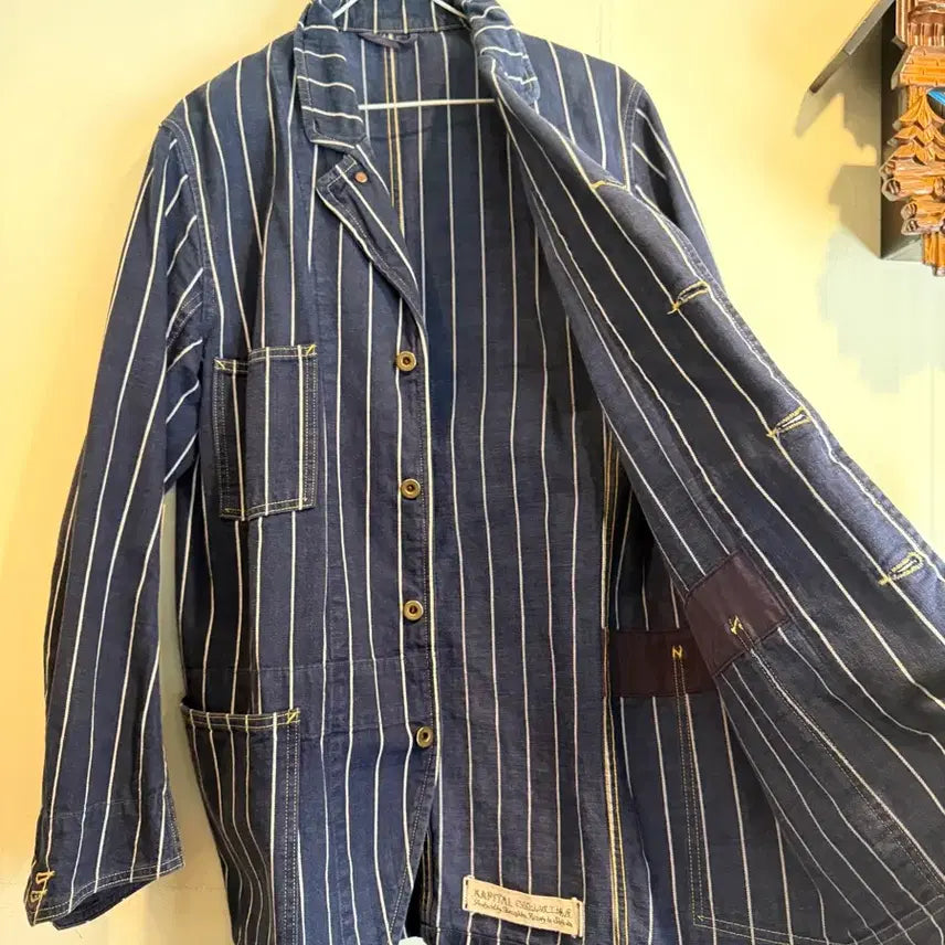 [BUNJANG] KAPITAL Striped Jacket / KAPITAL(캐피탈) 스트라이프 자켓