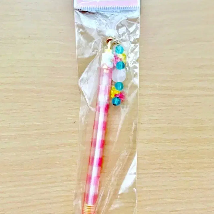 [BUNJANG] Cherry Kitty Beaded Ballpoint Pen / 체리키티 볼펜, 비즈 키티 볼펜