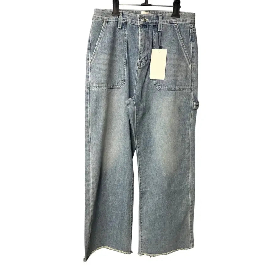 [BUNJANG] L Kume Light Blue Wide Denim Pants / L 쿠메 라이트블루 와이드 데님 팬츠
