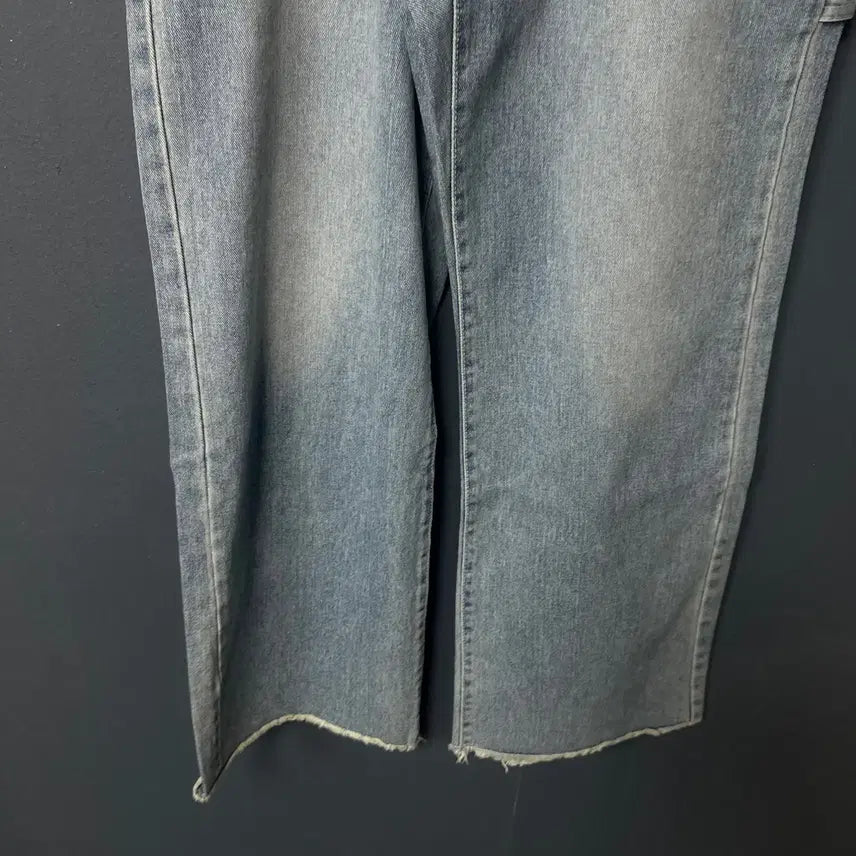 [BUNJANG] L Kume Light Blue Wide Denim Pants / L 쿠메 라이트블루 와이드 데님 팬츠