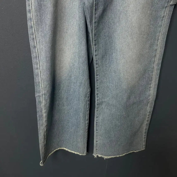 [BUNJANG] L Kume Light Blue Wide Denim Pants / L 쿠메 라이트블루 와이드 데님 팬츠