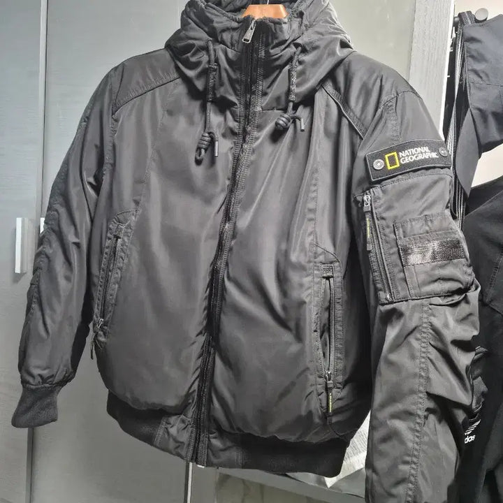 [BUNJANG] National Geographic Aquila Goose Down Blouson Jumper Size 100 / 내셔널지오그래픽 아퀼라 블루종 구스다운 점퍼 100