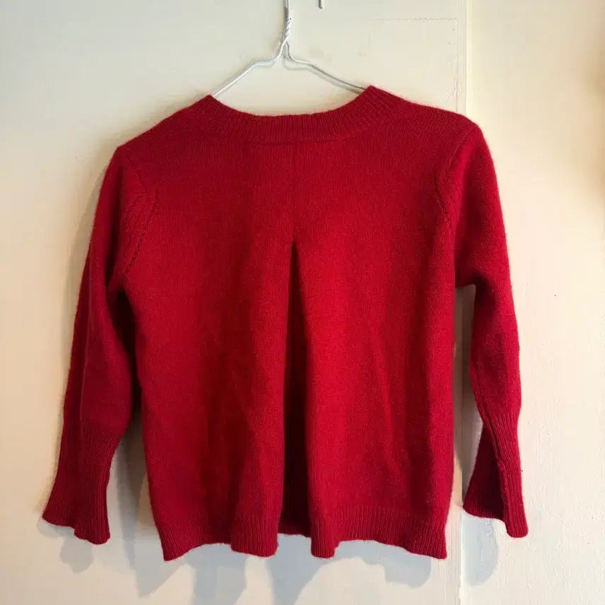 [BUNJANG] Marc Jacobs Red Ribbon Cardigan XS / 마크제이콥스 레드 리본 가디건 XS