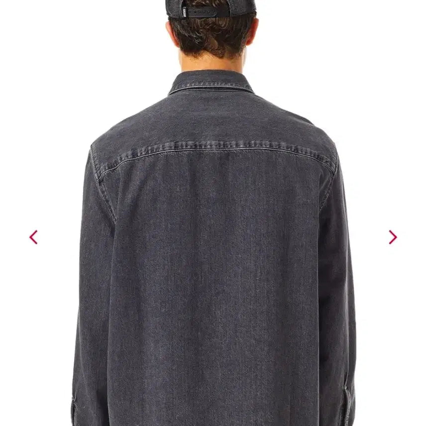 [BUNJANG] Diesel Embroidered Logo Denim Shirt / 디젤 자수로고 데님셔츠