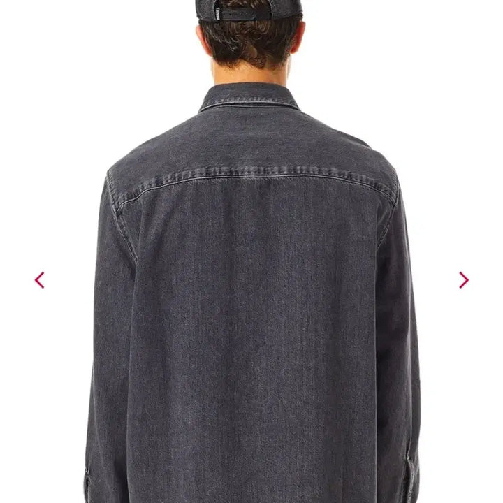 [BUNJANG] Diesel Embroidered Logo Denim Shirt / 디젤 자수로고 데님셔츠