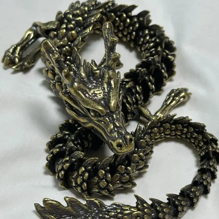 [SOLD OUT] 황동 용 활체 조각상 장식품