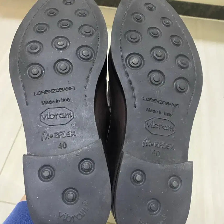 [SOLD OUT] 로렌조바나피 남성 가죽 로퍼 블랙