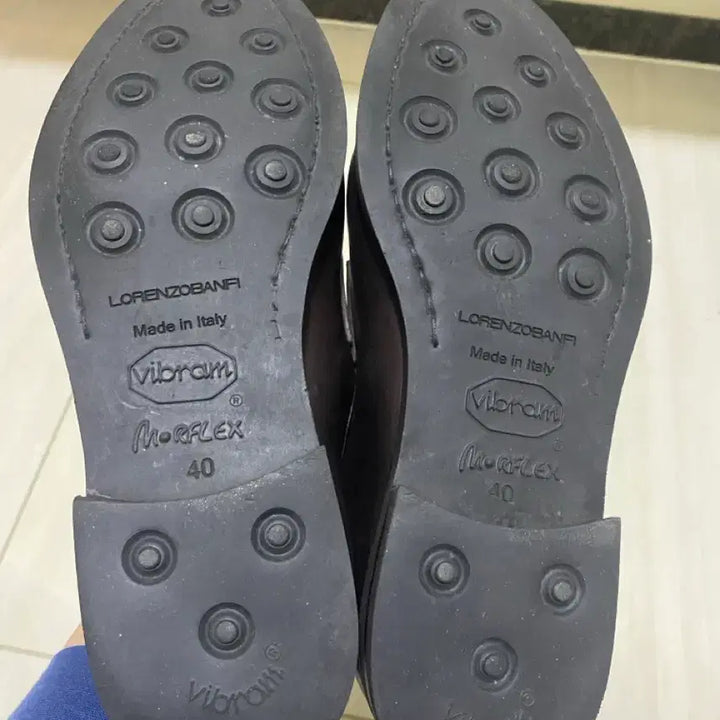 [SOLD OUT] 로렌조바나피 남성 가죽 로퍼 블랙