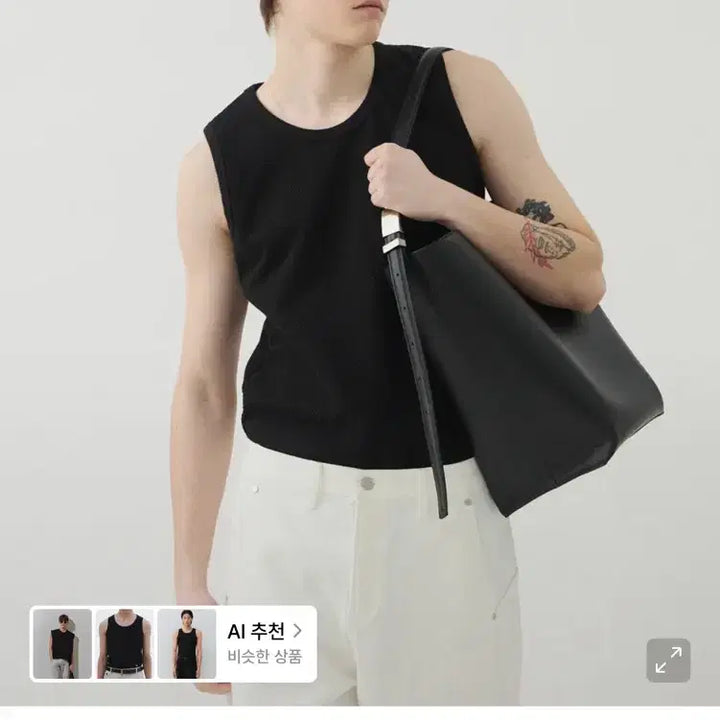 [BUNJANG] Winder Sleeveless Top - Black (M) / [새상품] 윈더 민소매 슬리브리스 나시