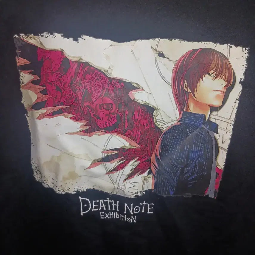 [BUNJANG] Death Note Light Yagami Original Drawing Exhibition T-Shirt / 데스노트 야가미 라이토 원화전 티셔츠