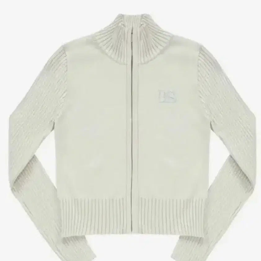 [BUNJANG] AZONE Knit Zip-Up Beige / 애즈온 니트집업 베이지