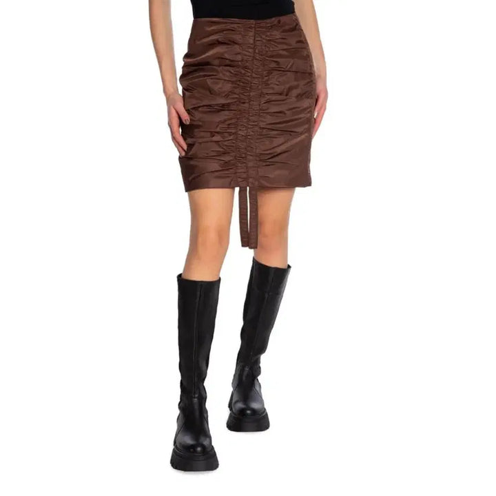 [BUNJANG] GANNI Gathered Padded Mini Skirt / GANNI 개더드 패딩 미니 스커트