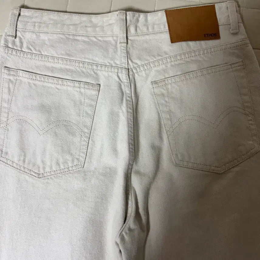 [BUNJANG] Ethos Cream Denim Pants / 에토스 데님 크림