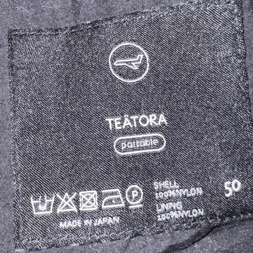 [BUNJANG] Teatora Portable Coat Black / teatora 테아토라 포터블 블랙 코트 50 L - xl