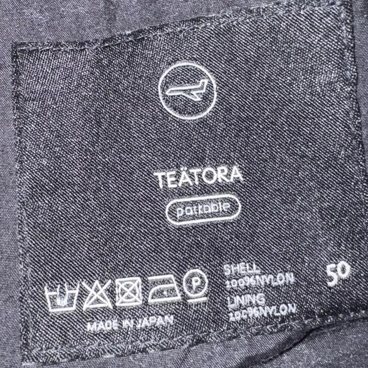 [BUNJANG] Teatora Portable Coat Black / teatora 테아토라 포터블 블랙 코트 50 L - xl