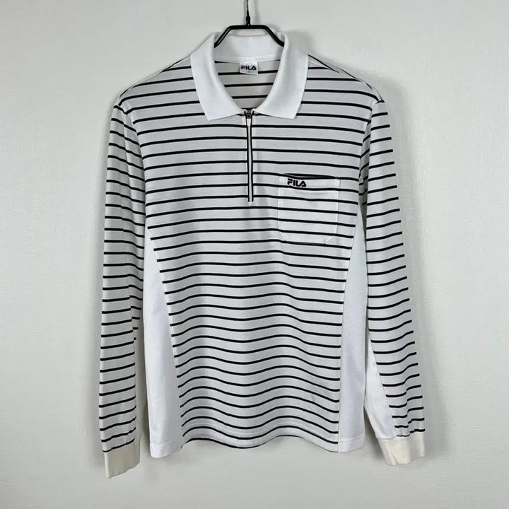 [BUNJANG] Fila Long Sleeve Collar T-Shirt Men&
