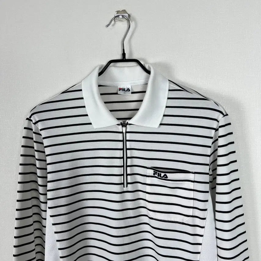 [BUNJANG] Fila Long Sleeve Collar T-Shirt Men&