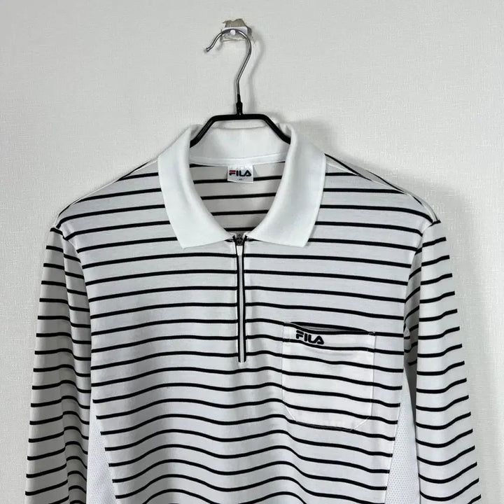 [BUNJANG] Fila Long Sleeve Collar T-Shirt Men&