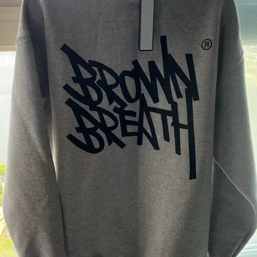 [BUNJANG] Brown Breath Sweatshirt Grey S / 브라운브래스 맨투맨 회색 s