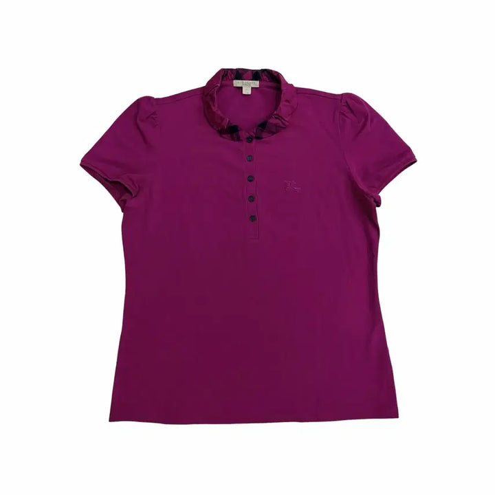 [SOLD OUT] 버버리 여성 반팔 카라티 티셔츠 (XL)