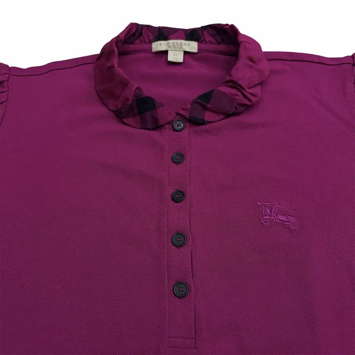 [SOLD OUT] 버버리 여성 반팔 카라티 티셔츠 (XL)