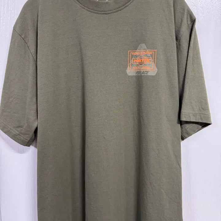 [BUNJANG] Palace x Porter T-Shirt Olive - Size M / [새상품] 팔라스 x 포터 티셔츠 올리브 사이즈M