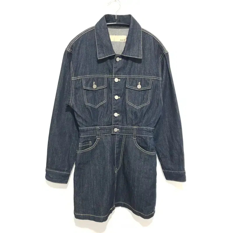 [BUNJANG] Atelier Nine Selvage Casual Denim Dress / 아틀리에 나인 셀비지 캐주얼 데님 원피스 S_M2612